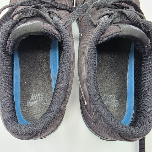 Nike SB Check Solarsoft Mens Size 9.5 Triple Black Sneaker Shoes Casual Athletic main image 6